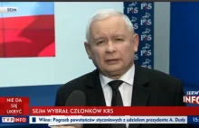 Kaczyński: Opozycja robi aferę o nic, jak zwykle, Witek zrobiła dobrze