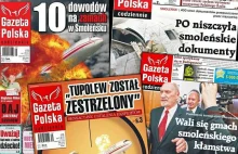 Gazeta Polska na tropie "kłamstwa smoleńskiego". Jedna teoria goni drugą.