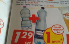 Uwaga na zakupy w Auchan, nie naliczają promocji za wodę mineralną