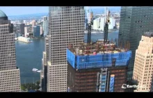 Budowa One World Trade Center ukazana metodą time-lapse (2004-2013)