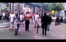 Muzułmanie we Francji - demolka samochodów i sklepów