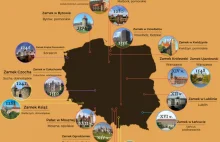 Mapa polskich zamków [Infografika]