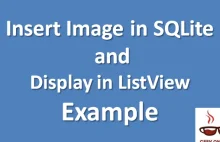 Insert Image in SQLite and Display in ListView