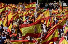 Kontrmanifestacja przeciwników niepodległości Katalonii