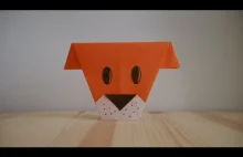 Origami. Jak zrobić psa z papieru (lekcja wideo)