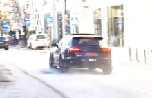 Donośne Audi RS6 z wydechem iPE szaleje na ulicach Warszawy. 677KM