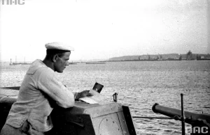 Zdjęcia z pokładu krążownika ORP Bałtyk z lat 1929-39.