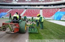 Nowa murawa na Stadionie Narodowym. Piąty raz