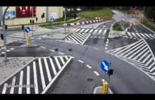 Zbyt duża prędkość na skrzyżowaniu - wypadek ciężarówki w Olsztynie