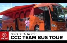 CCC Pro Cycling Team Bus Tour | Giro D'Italia 2015