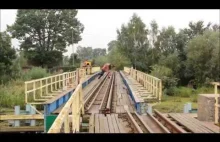 Unikatowy obrotowy most kolejowy w Polsce