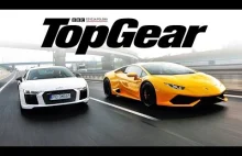 Audi R8 V10 vs Lamborghini Huracan | TEST | TopGear Polska (｡◕‿‿◕｡)