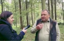 Dziennikarka "GW" wyśmiana przez leśniczego: Proszę wytłumaczyć kornikowi,...