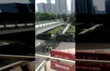 Niepokojące wideo na granicy z Hong Kongiem