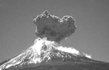 Kamera internetowa zarejestrowała erupcję wulkanu Popocatépetl w Meksyku