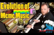 Ewolucja memów muzycznych (od 1500 do 2018)