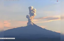Potężna erupcja meksykańskiego wulkanu