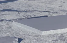 Nasa discovers mile-wide, perfectly rectangular iceberg / #nieboperfekcjonistow