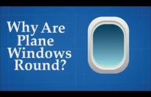 Dlaczego okna w samolocie mają zaokrąglenia?