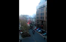 Marsz Niepodległości 2013 - moment ataku na squat