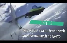 Top 5: Wypadków spadochronowych zarejestrowanych na GoPro