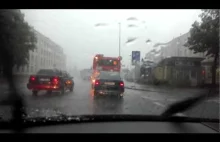 Ściana deszczu w Rzeszowie „To wyglądało, jak sztorm, czy huragan