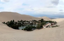 Huacachina: oaza pośrodku pustyni w... Peru.