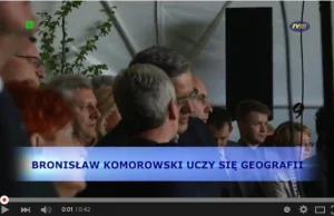 Komorowski zabłądził. Chwalił "Kościerzyn-Koźle", ale był w.. Kędzierzynie-Koźlu