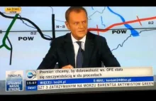 Donald Tusk o OFE i ZUS