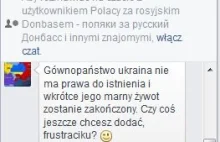 Odpowiedź 'Polacy za rosyjskim Donbasem' na Facebooku