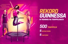 Bijemy Rekord Guinnessa w treningu na trampolinach JUMPit