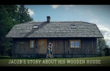 Łotysz opowiada jak zbudował sobie drewniany energooszczędny dom.