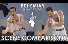 Live Aid | Bohemian Rhapsody - Porównanie