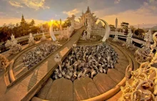 Z piekła do nieba - bajeczna świątynia Wat Rong Khun w Tajlandii