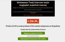 Cda.pl dołącza do protestu przeciwko ACTA