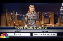 Wheel of Musical Impressions z Céline Dion