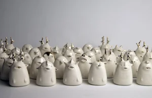 Ceramic art by Grace Eun Mi Lee | I Lobo You | Boca do Lobo's...