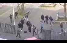 W Holandii uczniowie przepędzili z placu szkoły napastnika z dwoma nożami