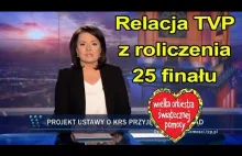 Tak TVP relacjonowało rozliczenie 25 finału WOŚP