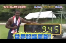Justin Gatlin bije rekord świata Usaina Bolta na 100m dzięki japońskiemu show