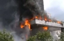 Pożar 150-metrowego wieżowca w centrum Stambułu.