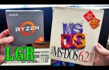 Próba instalacji MS-DOS 6.22 na nowym komputerze gamingowym...