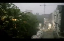 Burza w Warszawie 19.07.2015 godzina 19:30