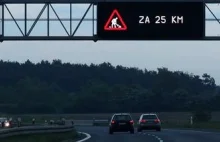 Tablice świetlne na A4 do wymiany. Kosztowały miliony