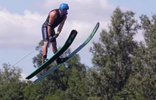 100 km/h na nartach wodnych - film nagrany oczyma zawodnika