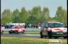 Wyścigi Fiatów Cinquecento tor "Poznań" 1995 rok