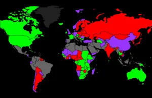 Przyczyny zgonów, z podziałem na kraje - Interaktywna mapa