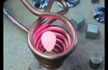 Topienie metalu za pomocą pola magnetycznego