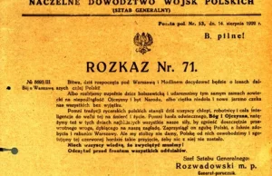 Rozkaz z 1920