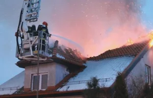 Tragedia na Redykajnach! Pożar domku jednorodzinnego!